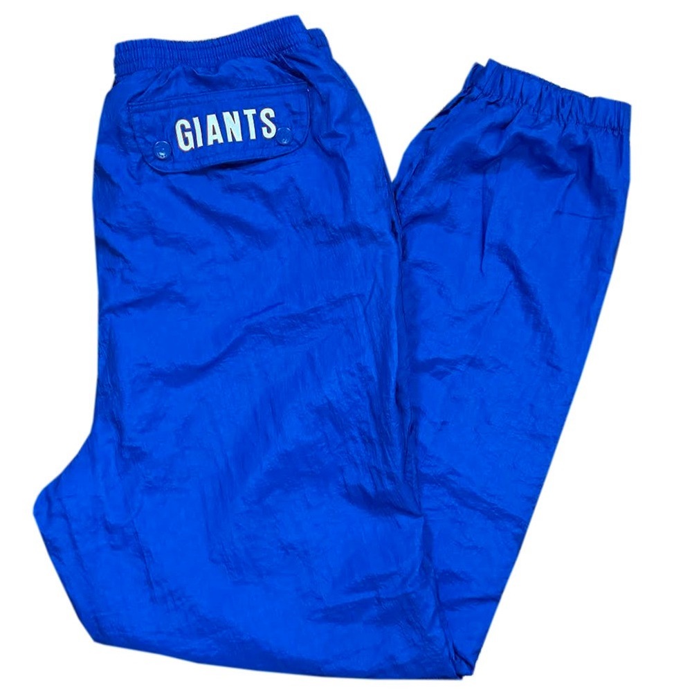 Vintage Apex One New York Giants Windbreaker Pants (Size L)